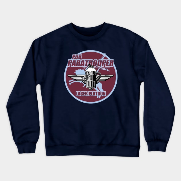 Pub Paratrooper - Parachute Regiment Crewneck Sweatshirt by TCP